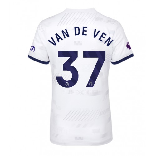 Tottenham Hotspur Micky van de Ven #37 Domaci Dres za Ženska 2023-24 Kratak Rukav